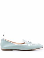 Thom Browne mocassins à détail de nœud - Bleu