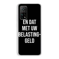 Belastinggeld - Zwart: Xiaomi Mi 10T 5G Transparant Hoesje