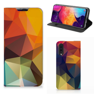 Samsung Galaxy A50 Stand Case Polygon Color