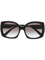 Dolce & Gabbana Eyewear lunettes de soleil à monture oversize - Noir - thumbnail