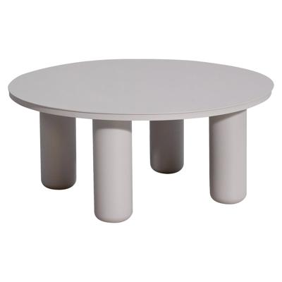 Tuin salontafel Quinn licht beige 86Ø
