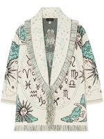 Alanui The Twelve Signs jacquard cardigan - Blanc