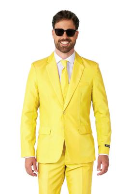 Suitmeister Maatpak Solid Geel Heren