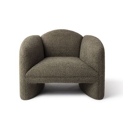 Jesper Home Fauteuil 'Nachii' Teddy, Plush Moss