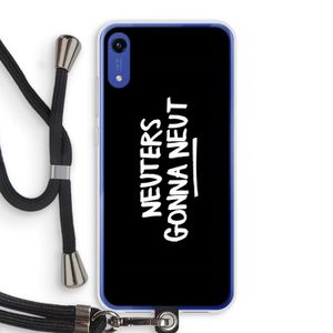 Neuters (zwart): Honor Play 8A Transparant Hoesje met koord