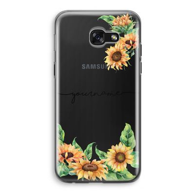 Zonnebloemen: Samsung Galaxy A5 (2017) Transparant Hoesje