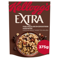 2 voor € 5,00 | Kellogg's Extra crunchy muesli pure chocolade en noten 375g Aanbieding bij Jumbo