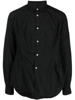 Comme des Garçons Homme Plus chemise à effet froissé - Noir