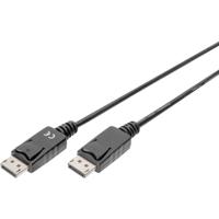 Digitus AK-340103-050-S DisplayPort-kabel DisplayPort Aansluitkabel DisplayPort-stekker, DisplayPort-stekker 5.00 m Zwart