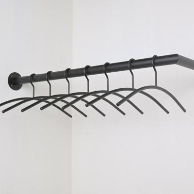 Staaltje trapleuning vierkant 40x40 zwart