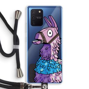 Lama: Samsung Galaxy Note 10 Lite Transparant Hoesje met koord