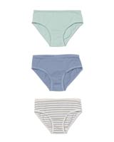 HEMA Kinderslips katoen - 3 stuks blauw (blauw)