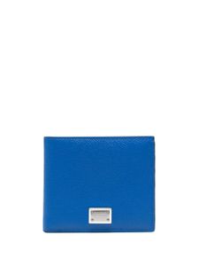 Dolce & Gabbana Dauphine leather folded wallet - BLUE