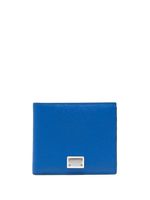 Dolce & Gabbana Dauphine leather folded wallet - BLUE