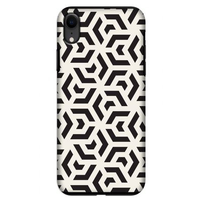 Crazy pattern: iPhone XR Tough Case
