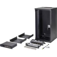 Digitus DN-49105-SET 10inch-patchkast 12 HE Zwart