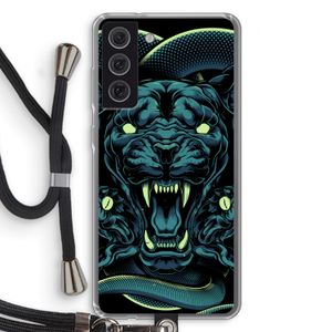 Cougar and Vipers: Samsung Galaxy S21 FE Transparant Hoesje met koord