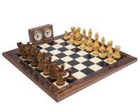 De Broadbase Club Staunton Teak Palissander Schaakset