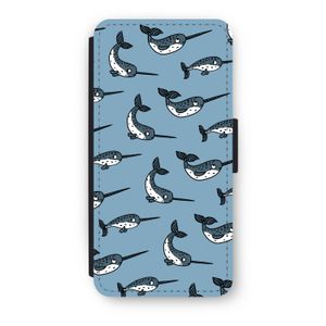 Narwhal: iPhone 7 Flip Hoesje