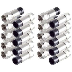 Shiverpeaks BS15-300314 F-stekker Compressie Aansluitingen: F-stekker Kabeldiameter: 7 mm 10 stuk(s)