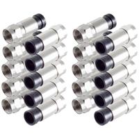 Shiverpeaks BS15-300314 F-stekker Compressie Aansluitingen: F-stekker Kabeldiameter: 7 mm 10 stuk(s)