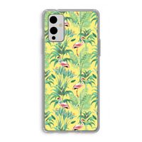 Flamingo party: OnePlus 9 Transparant Hoesje