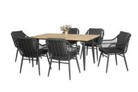 Diningset Gatteo Borghi Black Oosterik Home - Oosterik home