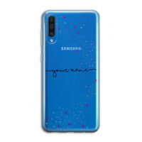 Sterren: Samsung Galaxy A50 Transparant Hoesje