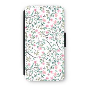 Sierlijke bloemen: iPhone X Flip Hoesje