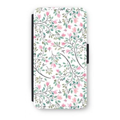 Sierlijke bloemen: iPhone X Flip Hoesje