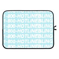 Hotline bling blue: Laptop sleeve 15 inch