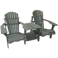 SenS-Line: Jumbo Canadian Chair dubbel - Grijs - thumbnail