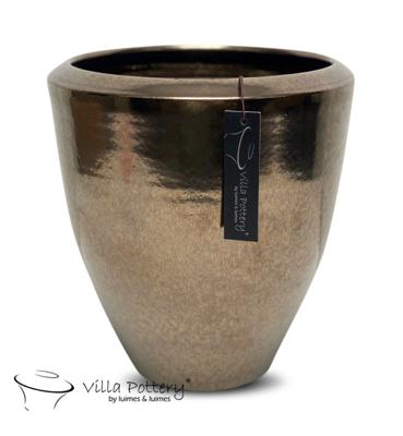 Pot Earthquake 23x24cm goud