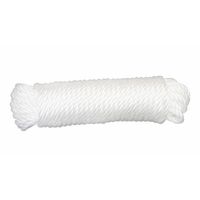 AMIG paracord touw - 15 meter - D5mm - 110kg - polypropyleen - wit