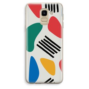Illustratieve pop 1: Samsung Galaxy J6 (2018) Transparant Hoesje
