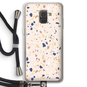 Terrazzo N°23: Samsung Galaxy A8 (2018) Transparant Hoesje met koord