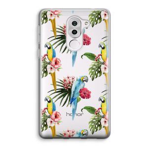 Kleurrijke papegaaien: Honor 6X Transparant Hoesje