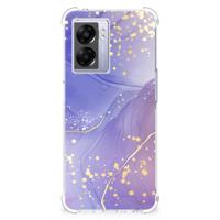 Back Cover voor OPPO A77 5G | A57 5G Watercolor Paars - thumbnail