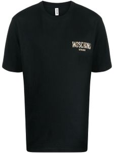 Moschino t-shirt en coton à logo imprimé - Noir