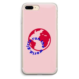 Run The World: iPhone 7 Plus Transparant Hoesje