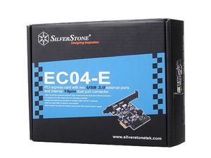 Silverstone EC04-E interfacekaart/-adapter Intern USB 3.2 Gen 1 (3.1 Gen 1)