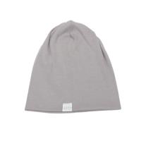 2 PC'S cute Solid gebreide Katoen Hat beanies herfst winter warm Earmuff kleurrijke kroon caps voor pasgeboren baby kinderen (lichtgrijs)