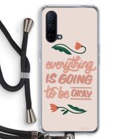 Optimistic flower girl: OnePlus Nord CE 5G Transparant Hoesje met koord