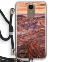 Mars: LG K10 (2017) Transparant Hoesje met koord