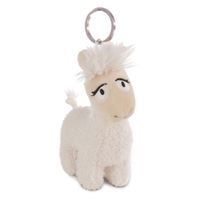 Nici Pluchen Sleutelhanger Lama Lady, 10cm - thumbnail