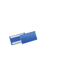 Documenthoes Durable zelfklevend 150x67mm blauw 50 stuks