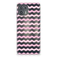 Motorola Edge 20 Lite | TPU bumper | Waves Roze