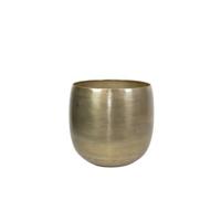 Ter Steege Bloempot Aluminium Goud D 42 cm H 41 cm