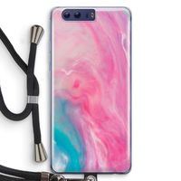 Roze explosie: Honor 9 Transparant Hoesje met koord