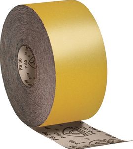 Klingspor Schuurpapierrol | 115 mm korreling 180 | voor lak/verf/plamuur | korund | 1 stuk - 174093 174093